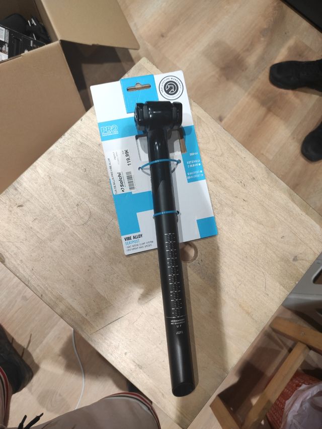 Tija sillín PRO Vibe 31.6 Alloy 350mm