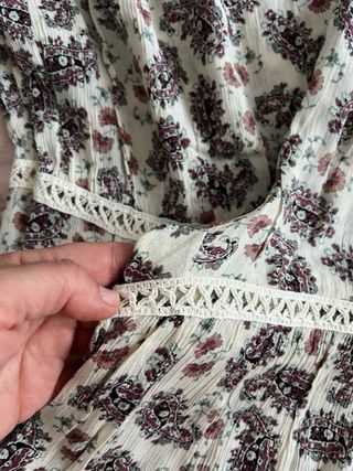 Pantalón falda Nekane beige/marrón