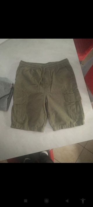 Shorts cargo bimbo verde oliva