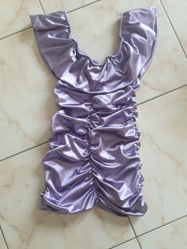 Vestitino lilla - elegante elasticizzato