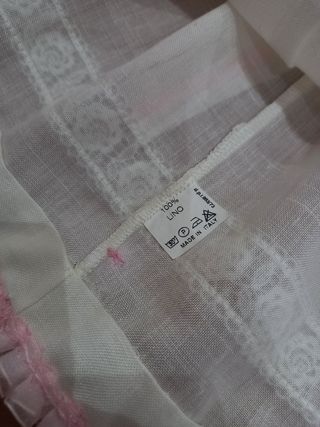 Vestito cerimonia/battesimo  lino bimba