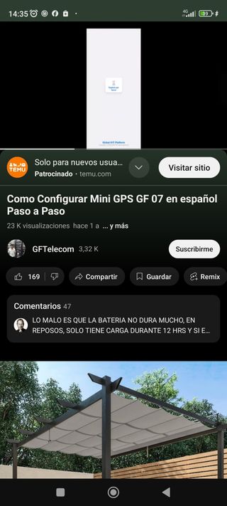 GPS GF-07 Localizador