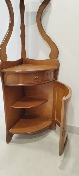Estantería rinconera madera