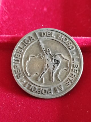 Moneta 5 Leghe Lega Nord 1992