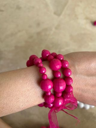 Collar y pulseras para traje de flamenca