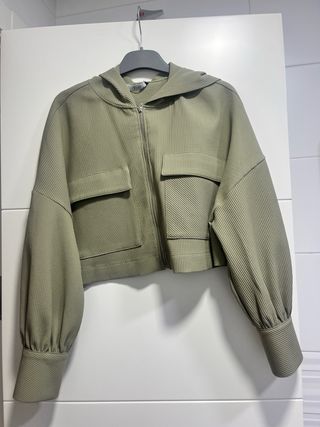 Chaqueta bomber verde 
