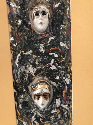 Cuadro al OleoMáscaras Venecianas Artesania GALOS.