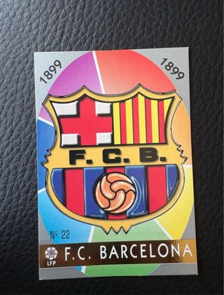 Cromo escudo FC Barcelona