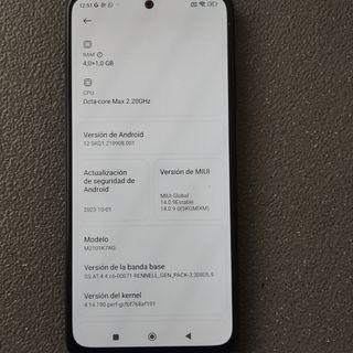 Redmi Note 10 Gris- 4GB RAM, 64GB
