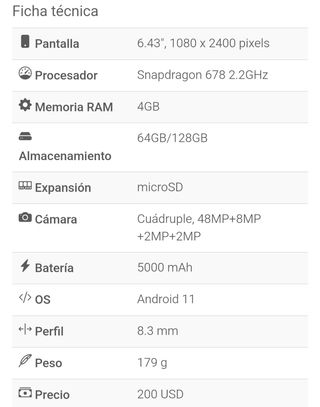Redmi Note 10 Gris- 4GB RAM, 64GB