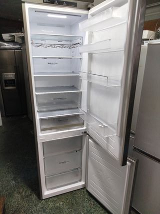 Nevera LG acero inoxidable