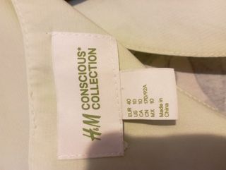 Vestido H&M Conscious colección multicolor talla 4