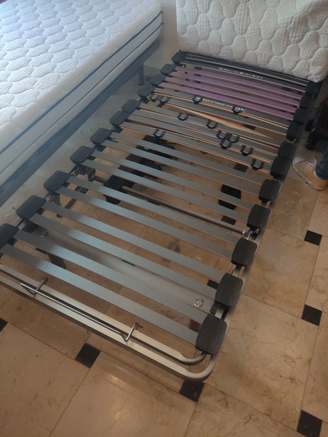 2 Camas Articuladas - Blancas