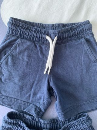 Lote pantalones cortos gemelos 36 meses 