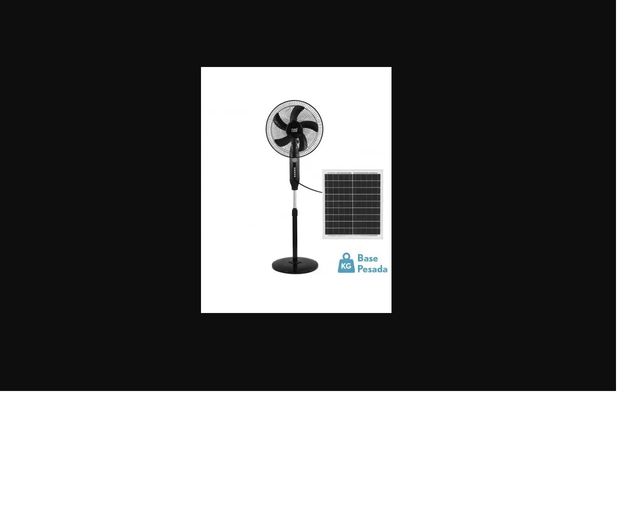 Ventilador De Pie Solar Boreal fabrilamp