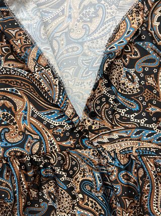 Vestito lungo estivo colorato con fantasia pasleiy