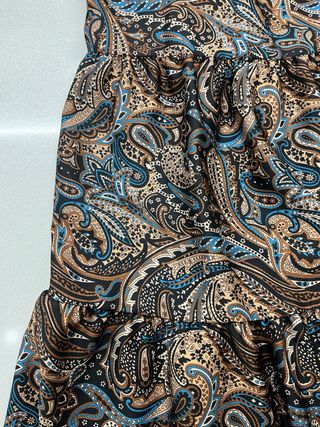 Vestito lungo estivo colorato con fantasia pasleiy