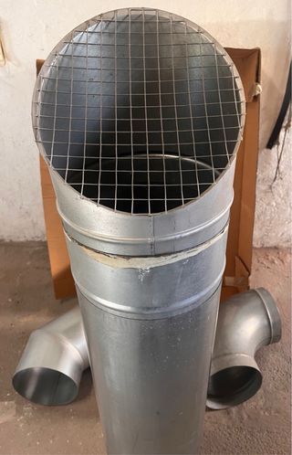 Tubos chimenea metal (7 unid.)