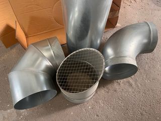 Tubos chimenea metal (7 unid.)