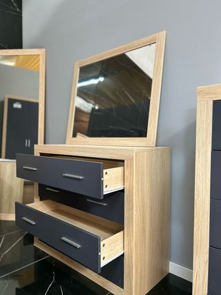 Conjunto dormitorio COMODA + ESPEJO Nuevo
