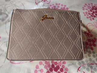Bolso Guess dorado/plata - original