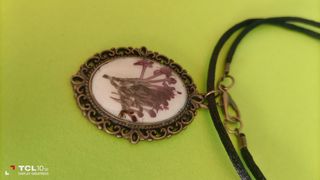 Collar artesanal flores secas