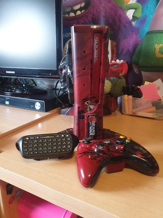 Xbox 360 roja - consola modificada