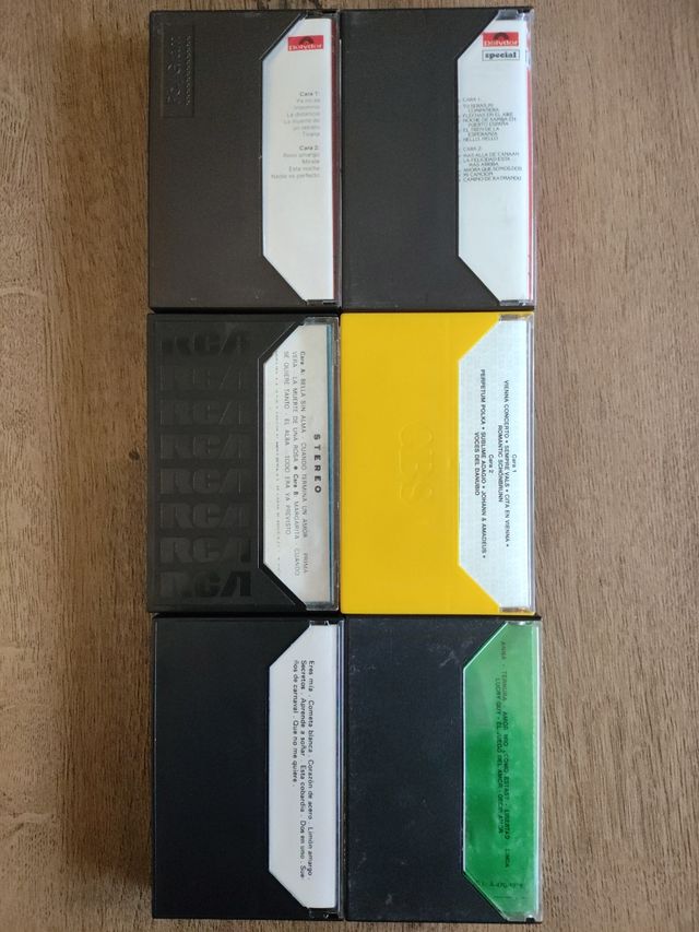 Varios cassettes