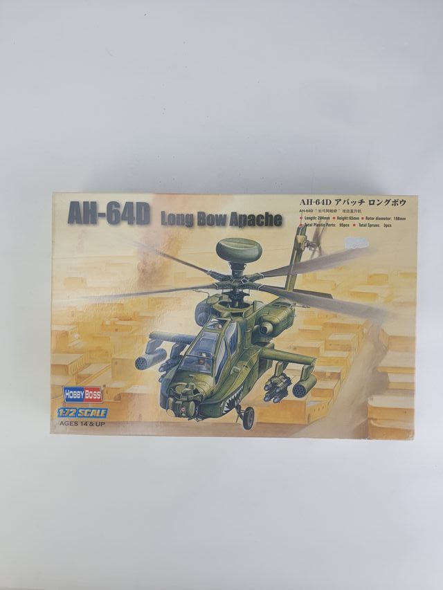 MAQUETA AH-64 APACHE 1/72 HOBBYBOSS