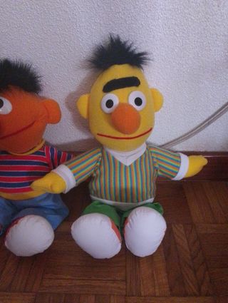 Muñecos Epi y Blas de Barrio Sésamo