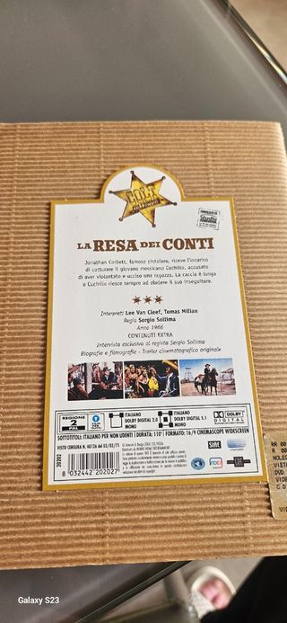 La Resa dei Conti - DVD - Lee Van Cleef