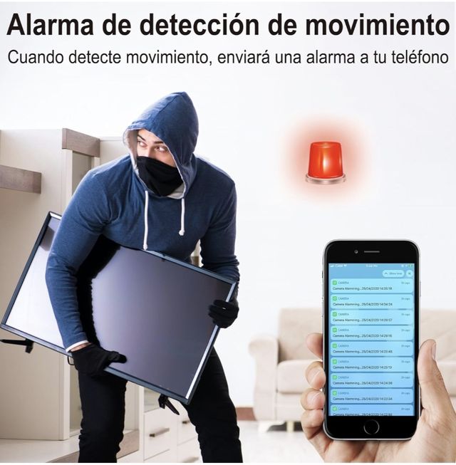 NUEVA‼️ Cámara espía reloj 4K HD