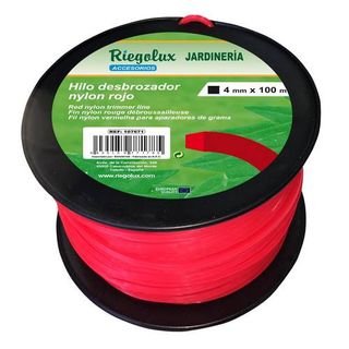 Hilo 4mm x100m desbrozadora nailon cuadrado