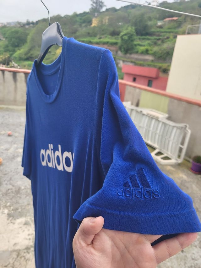 Camiseta Adidas azul - Talla M