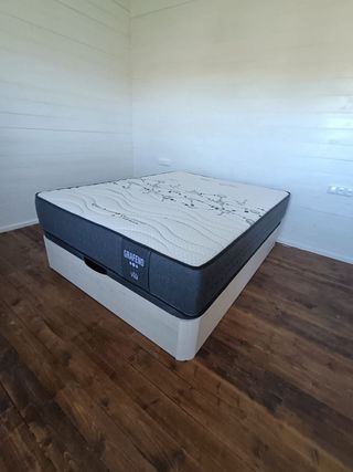 Canape abatible + colchon viscoelastico. CAMAS