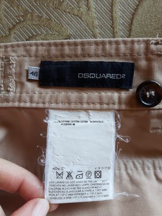 Pantalón pitillo Dsquared2 estilo militar