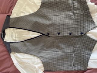 Traje novio azul - chaqueta esmoquin