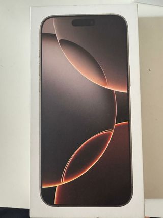 Caja iphone 16 pro max