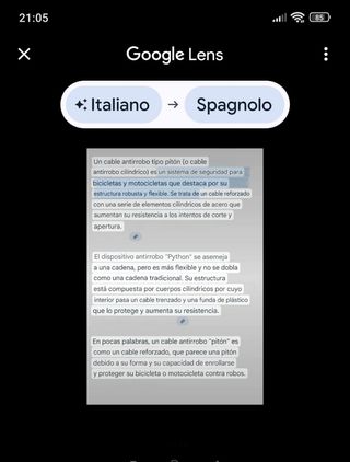 Cavo antifurto a pitone