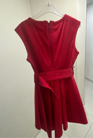 Vestito bimba rosso tg 8 anni