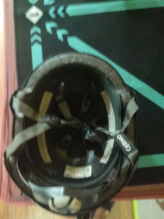 Casco bici negro mate oxelo Talla 55-58