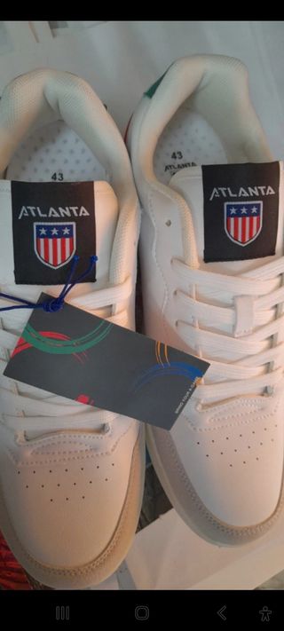 Scarpe Atlanta - Bianche/Grigie - Num. 43