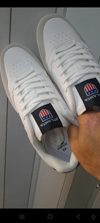 Scarpe Atlanta - Bianche/Grigie - Num. 43