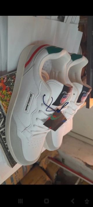 Scarpe Atlanta - Bianche/Grigie - Num. 43