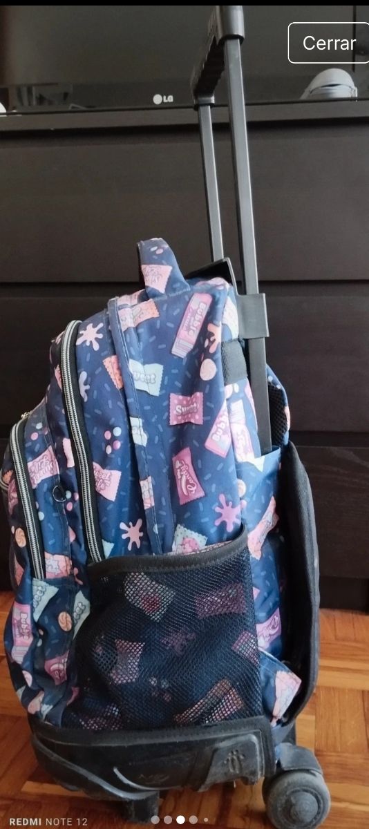 Mochila trolley Totto azul