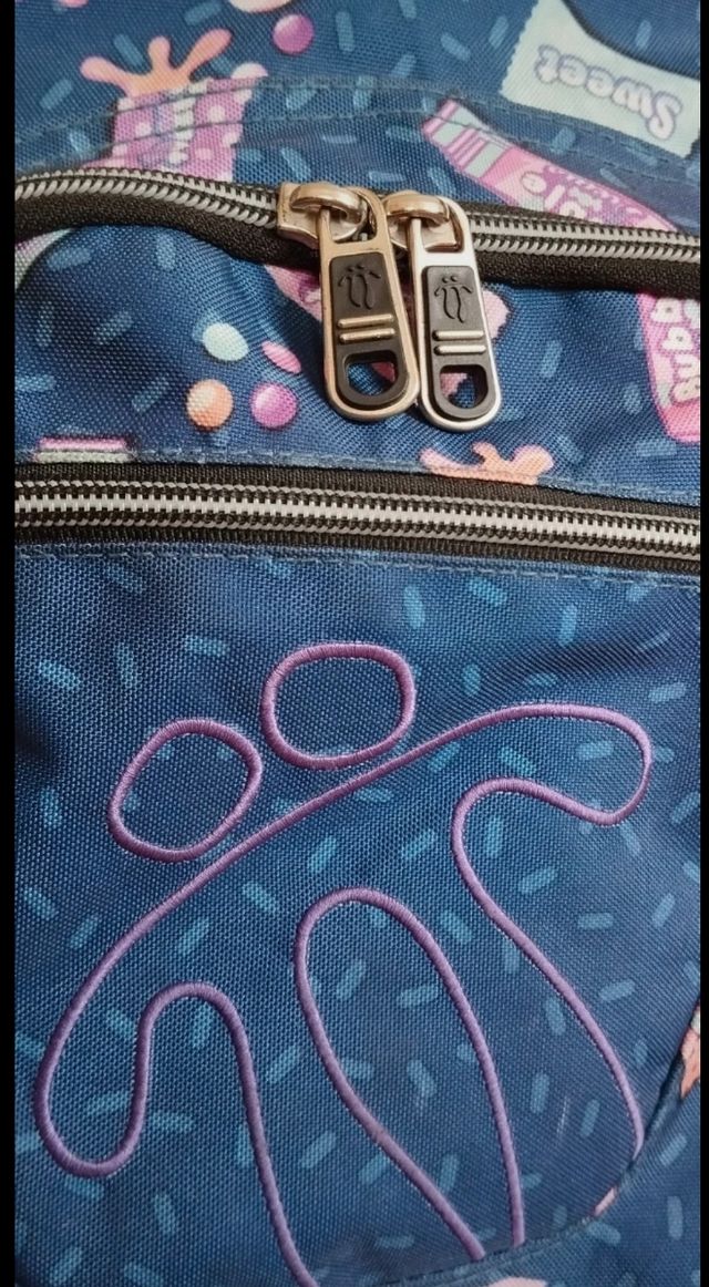 Mochila trolley Totto azul