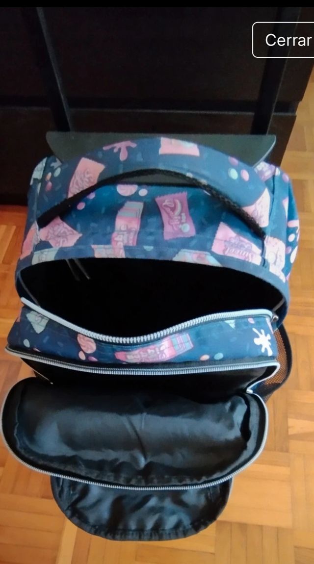 Mochila trolley Totto azul