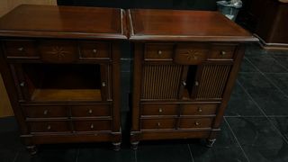 Cómoda madera 2 uds. estilo vintage