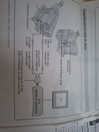 JVC GR-AX77 VHS-C Cámara de Vídeo