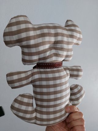 Cagnolino di stoffa a quadri